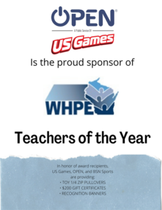 WHPE Teachers of the Year